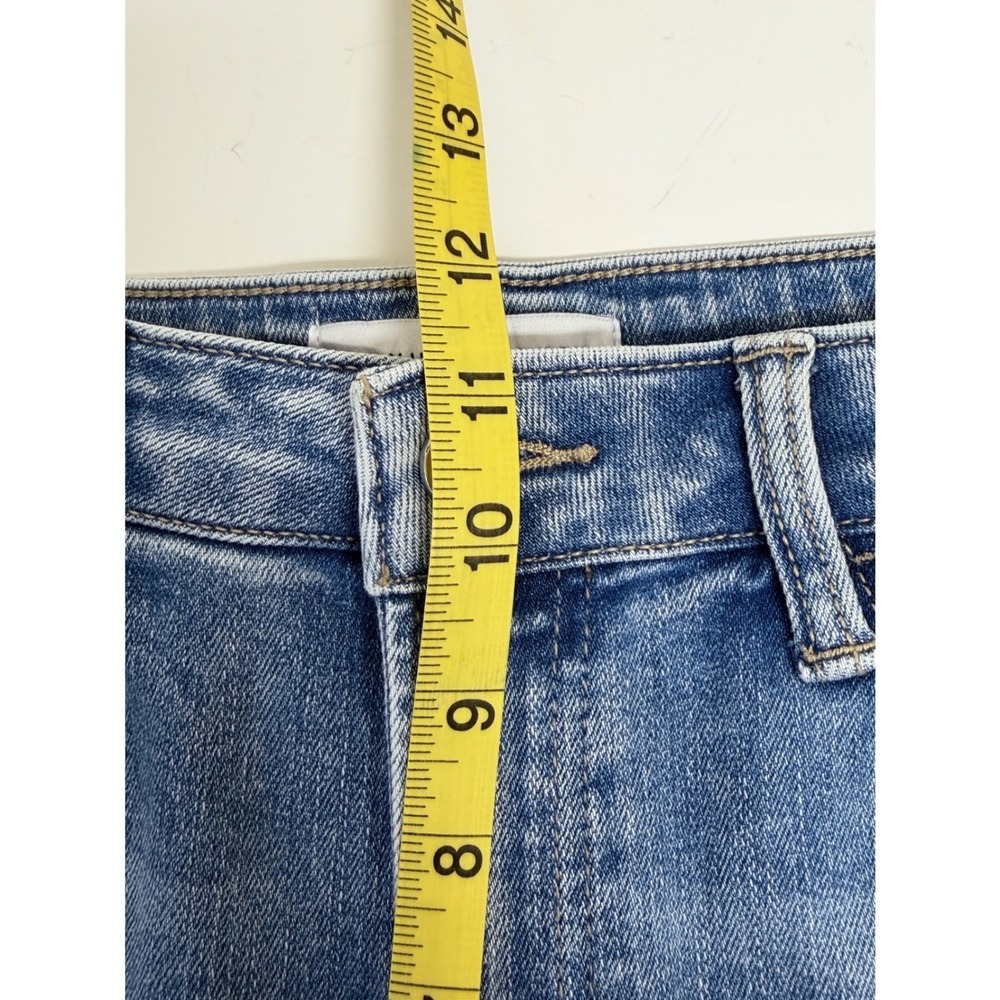Flying Monkey Barrel Fit Jeans Womens 30 Blue High Rise cuffed Cropped F6199 - Picture 11 of 15
